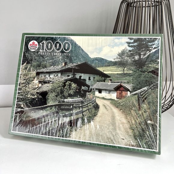 1000 piece Jigsaw Puzzle 90’s STILL SEALED Italian Countryside, Made in Canada - Picture 1 of 7